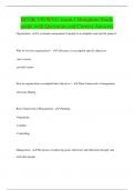 BCOR 370 WVU exam 1 Houghton Study guide with Questions and Correct Answers