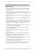 FOA CFOT Certification Exam v11 Questions with Verified Answers..