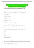 BIO 315: Exam 1 Multiple Choice with Questions and Correct Answers