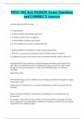 PSYC 304 Key PASSED Exam Questions  and CORRECT Answers