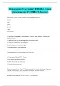 Hematologic System Key PASSED Exam  Questions and CORRECT Answers