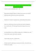Mock Exam Study Guide with Questions and Correct Answers