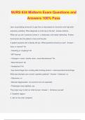 NURS 634 Midterm Exam Questions and Answers 100&percnt; Pass