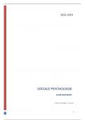 volledige samenvatting (boek + les) sociale psychologie hoofdstuk 1 t.e.m 13