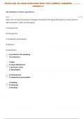 NR-361:| NR 361 EXAM QUESTIONS WITH 100% CORRECT ANSWERS| GRADED A+ 