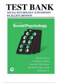 Test Bank for Social Psychology 11th Edition;9780137633647,by Elliot Aronson, Timothy D. Wilson, Samuel R Sommers, Elizabeth Page-Gould, Neil Lewis.