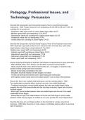 Pedagogy&comma; Professional Issues&comma; and Technology&colon; Percussion questions and answers graded A&plus; 2024&sol;2025