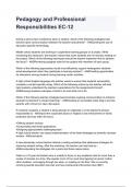 Pedagogy and Professional Responsibilities EC-12 questions and answers graded A&plus; 2024&sol;2025