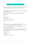 HSC 300 midterm study guide Real exam question and answers latest update