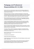 Pedagogy and Professional Responsibilities EC-12 &lpar;160&rpar; questions and answers graded A&plus; 2024&sol;2025