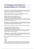 TX Pedagogy and Professional Responsibilities EC-12 Practice questions and answers graded A&plus; 2024&sol;2025