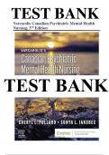 Test Bank for Varcarolis Canadian Psychiatric Mental Health Nursing 3rd Edition by Cheryl L. Pollard, Sonya L. Jakubec, Chapter 1-35