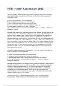 HESI- Health Assessment 2024 questions and answers graded A+ 