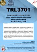 TRL3701 Assignment 2 (COMPLETE ANSWERS) Semester 1 2024 (526029) - DUE 9 May 2024