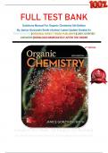 FULL TEST BANK Solutions Manual For Organic Chemistry 6th Edition By Janice Gorzynski Smith &lpar;Author&rpar; Latest Update Graded A&plus;      