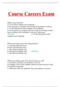 Course Careers Exam