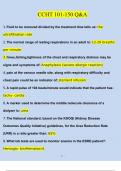 CCHT 101-150 Questions and answers&lpar;fully comprehensive&rpar;100&percnt; accurate&lpar;DOWNLOAD TO PASS&rpar; updated 2024&sol;2025