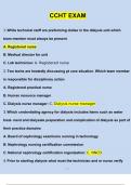 CCHT 101-150 Questions and answers&lpar;fully comprehensive&rpar;100&percnt; accurate&lpar;DOWNLOAD TO PASS&rpar; updated 2024&sol;2025
