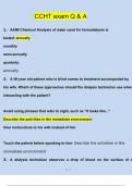 CCHT 101-150 Questions and answers&lpar;fully comprehensive&rpar;100&percnt; accurate&lpar;DOWNLOAD TO PASS&rpar; updated 2024&sol;2025