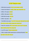 CCHT 101-150 Questions and answers&lpar;fully comprehensive&rpar;100&percnt; accurate&lpar;DOWNLOAD TO PASS&rpar; updated 2024&sol;2025