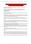 CERTIFIED STRENGTH AND CONDITIONING SPECIALIST EXAM&sol;425 QUESTIONS AND ANSWERS