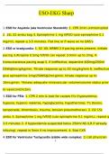 ESO&sol;EKG SHARP ACTUAL EXAM Questions and Answers &lpar;2024 &sol; 2025&rpar; &lpar;Verified Answers&rpar;