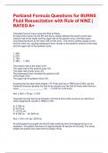 Parkland Formula Questions for BURNS Fluid Resuscitation with Rule of NINE | RATED A+