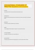 CCHI-NATIONAL STANDARDS OF  PRACTICE Questions and answers&sol; ACCURACY&vert; latest update 2024&sol;25&vert;