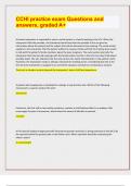 CCHI practice exam Questions and  answers&comma; graded A&plus;&vert; latest update 2024&sol;25&vert;