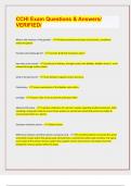 CCHI Exam Questions & Answers&sol;  VERIFIED&sol;&vert; latest update 2024&sol;25&vert;