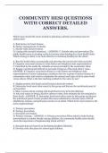HESI Prep Community Health