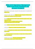 WGU C215 Operations Management PVDC Final Exam Questions and Answers Graded A