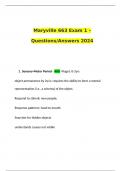 Maryville 663 Exam 1 – Questions/Answers 2024