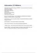 Informatics 131 Midterm with complete solution 