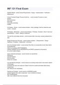 INF 131 Final Exam with complete solution 