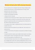 RN Exit v2 test with 100&percnt; Correct Answers