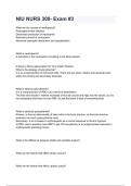 NIU NURS 308- Exam &num;3