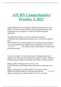 ATI RN Comprehensive Practice A 2023