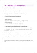 ist 220 exam 2 quiz Questions And Answers Rated A+