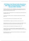 3CX Basic Cert Study Guide Questions with 100&percnt; Correct Answers &vert; Latest Version 2024 &vert; Verified