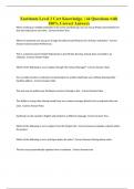Xactimate Level 2 Cert Knowledge&period; &vert; 44 Questions with 100&percnt; Correct Answers