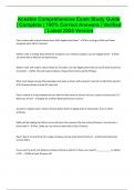 Aceable Comprehensive Exam Study Guide &vert; Complete &vert; 100&percnt; Correct Answers &vert; Verified &vert; Latest 2024 Version