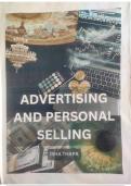 Delhi University 3rd year bcom program advertising and personal selling notes. 