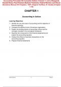 Solutions Manual for Accounting Principles 8th Canadian Edition (Volume 1) By Jerry Weygandt, Donald Kieso, Paul Kimmel, Barbara Trenholm, Valerie Warren, Lori Novak (All Chapters, 100% Original Verified, A+ Grade) (Chapter 1-10)