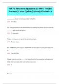 215 Pit Structures Questions & 100&percnt; Verified  Answers &vert; Latest Update &vert; Already Graded A&plus;