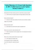 &ast;Adobe Illustrator ACA Exam Guide Questions  & 100&percnt; Verified Answers &vert; Latest Update &vert;  Already Graded A&plus;