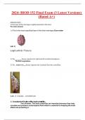 2024&colon; BIOD 152 Final Exam &lpar;3 Latest Versions&rpar; &lpar;Rated A&plus;&rpar;