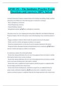 AFSB 152 - The Institutes Practice Exam  Questions and Answers 100&percnt; Solved 