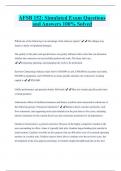 AFSB 152&colon; Simulated Exam Questions and Answers 100&percnt; Solved 