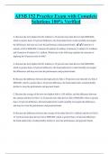 AFSB 152 Practice Exam with Complete  Solutions 100&percnt; Verified 